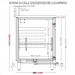 Bar counter refrigerated BBAR35CB6V with provision for counter top