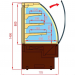 AFP / EVVT refrigerated pastry display case