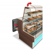 ALFA / RVVC pastry display case with assisted service