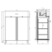 AFP / GN1410BT-FC refrigerating cabinet