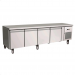 AFP / GN4100TN pizzeria fridge counter in stainless steel