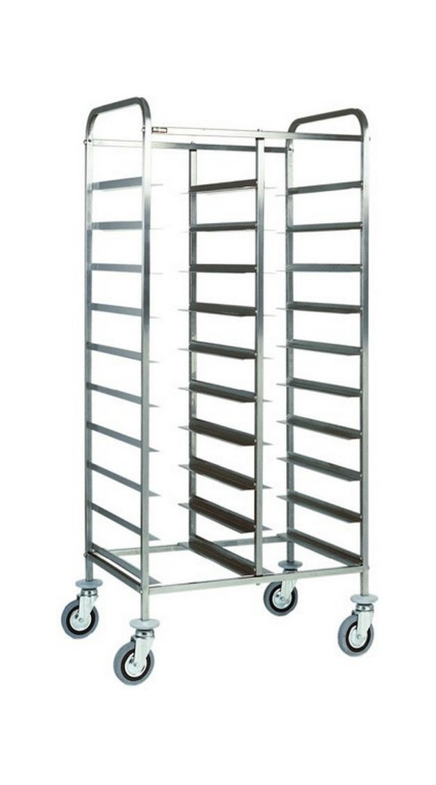 Tray trolley AFP / CAL460 in stainless steel