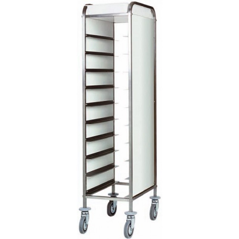 Tray trolley AFP / CAL145 in stainless steel