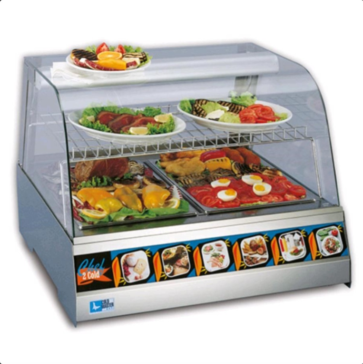 AFP / CHEFFCOLD refrigerated countertop display cabinet in stainless steel