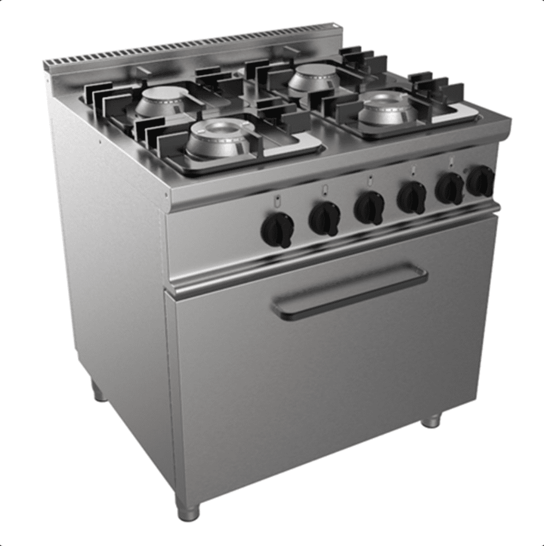 Professional gas cooker AFP / E7 / KUPG4LE.4M