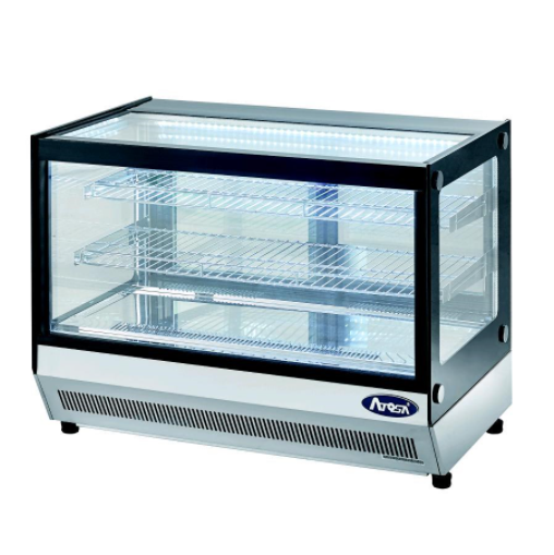 Stainless steel refrigerated snack counter display case AFP/L061FTW ERAUQS