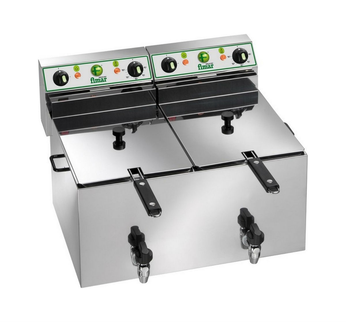 Electric countertop fryer AFP / FR1010R with tap