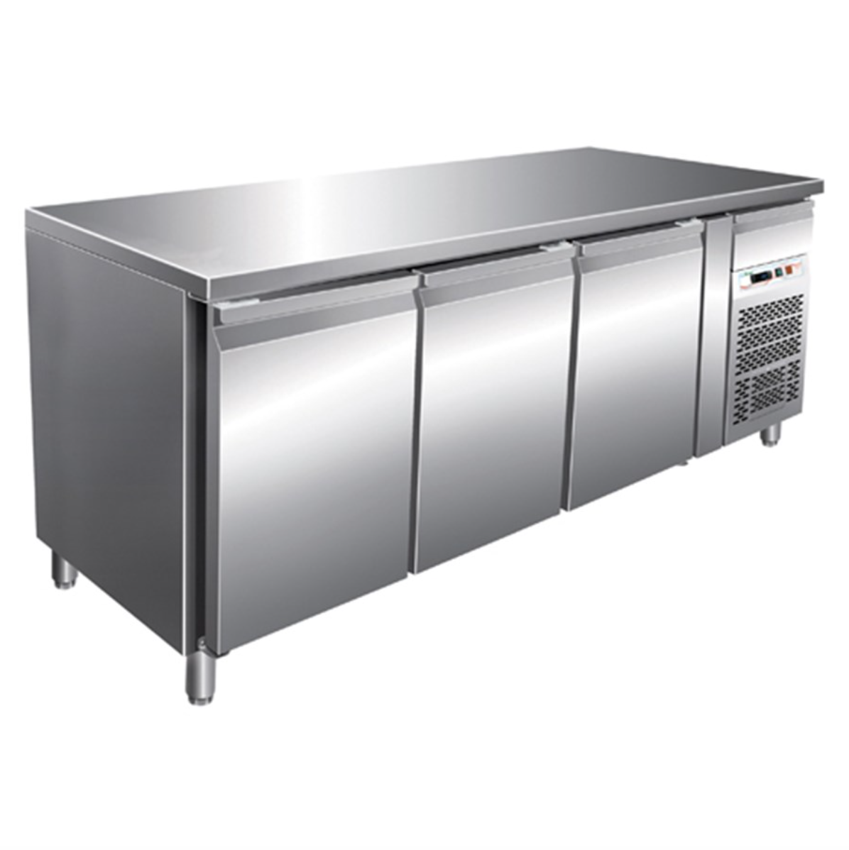 AFP / GN3100BT stainless steel fridge table