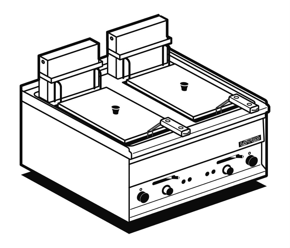 Commercial electric fryer AFP / FQ-2ET