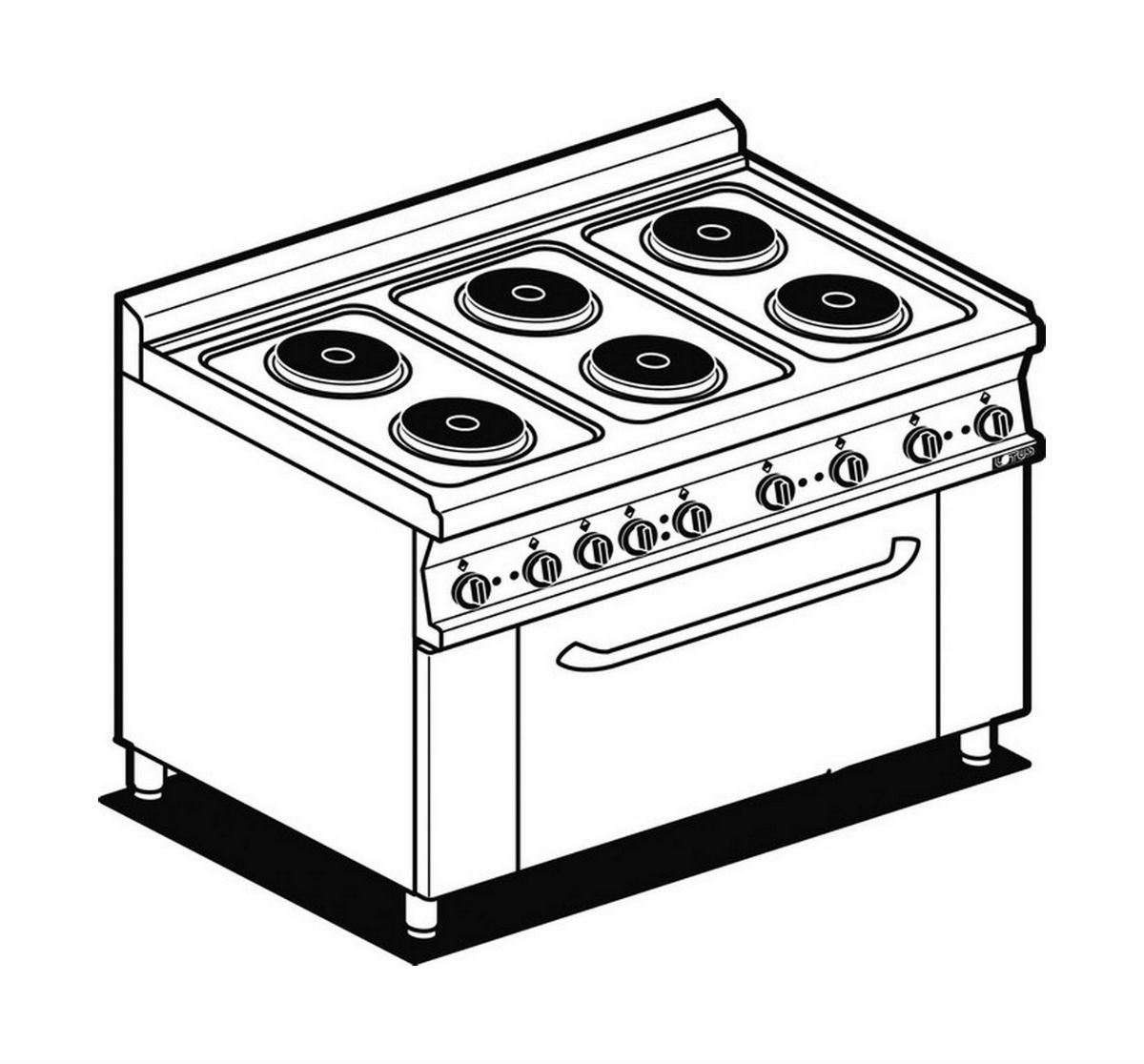 Professional electric cookers AFP / CFM6-610ET