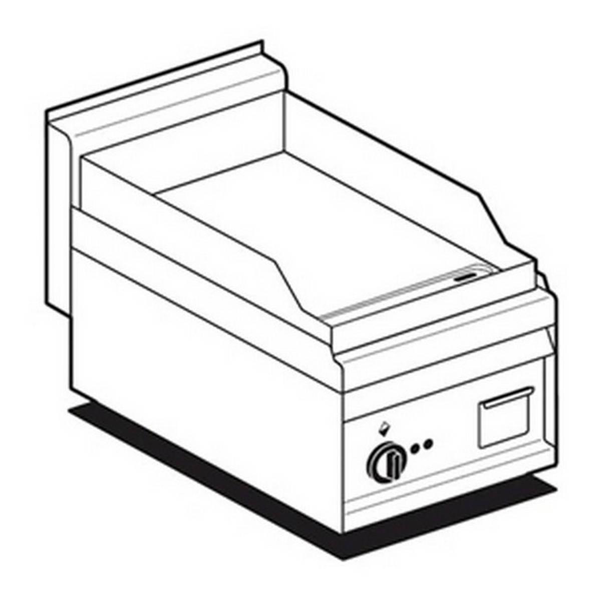 AFP / FTR-4ET electric fry top with ribbed plate