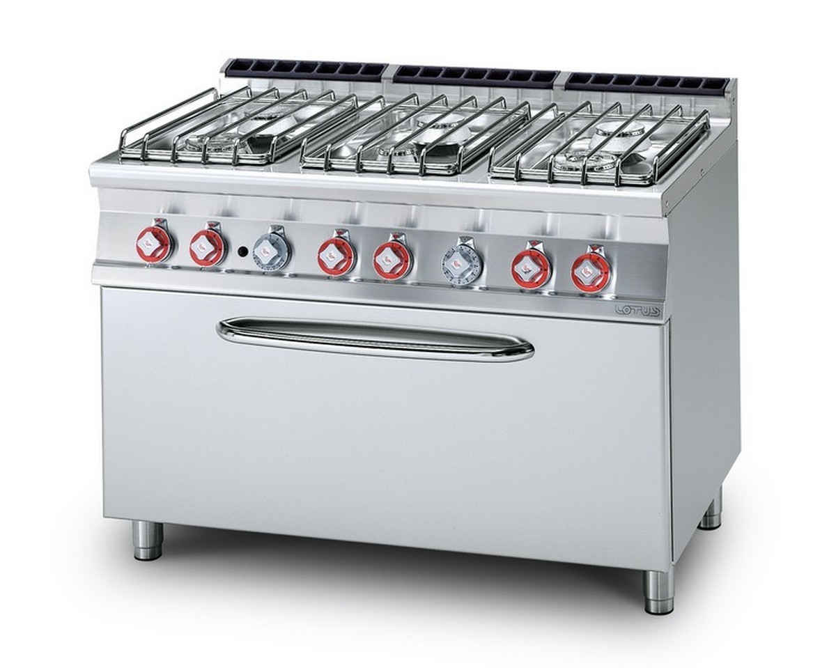 Commercial gas cooking range AFP / CF6-712GP