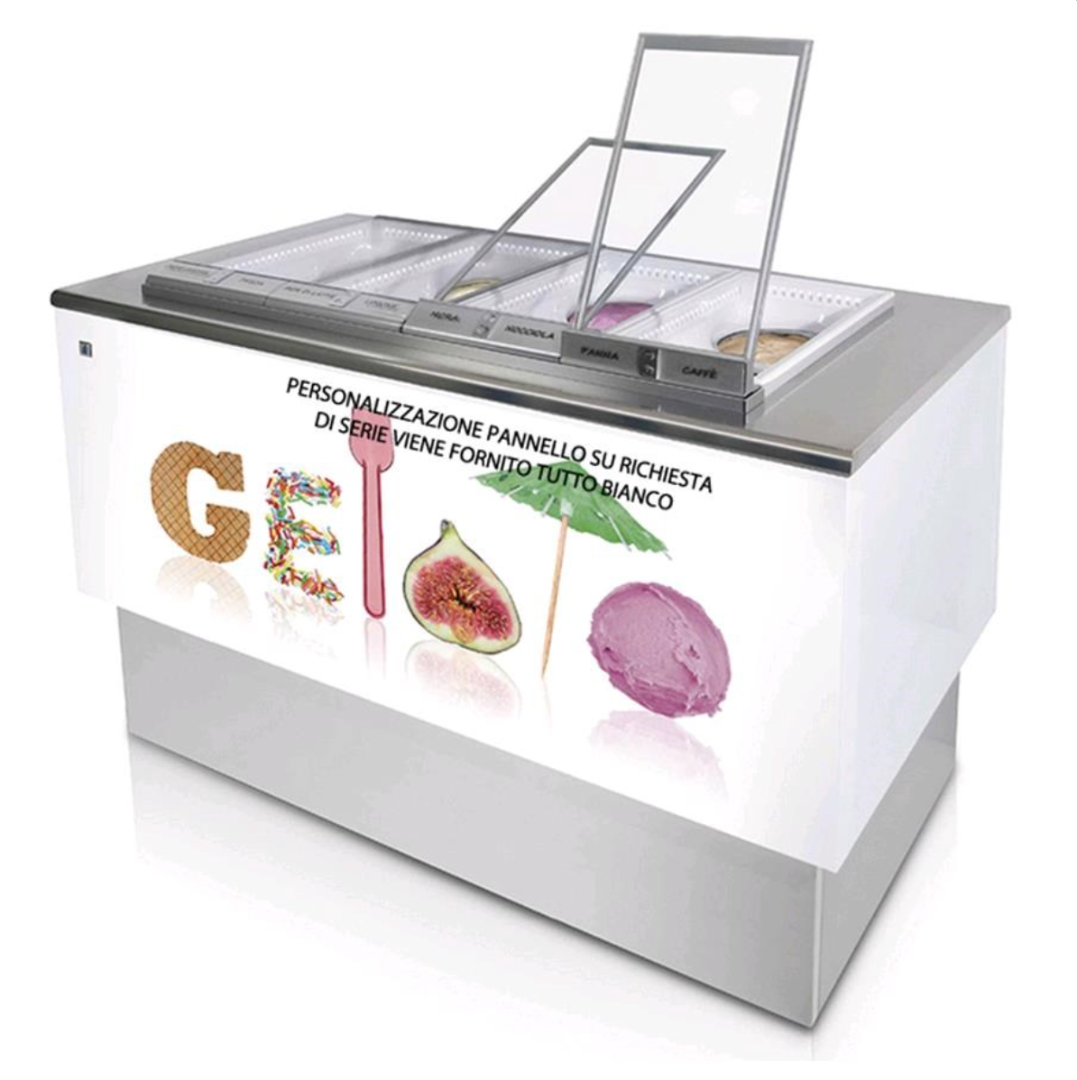 FAST8 ice-cream wells bench without reserve