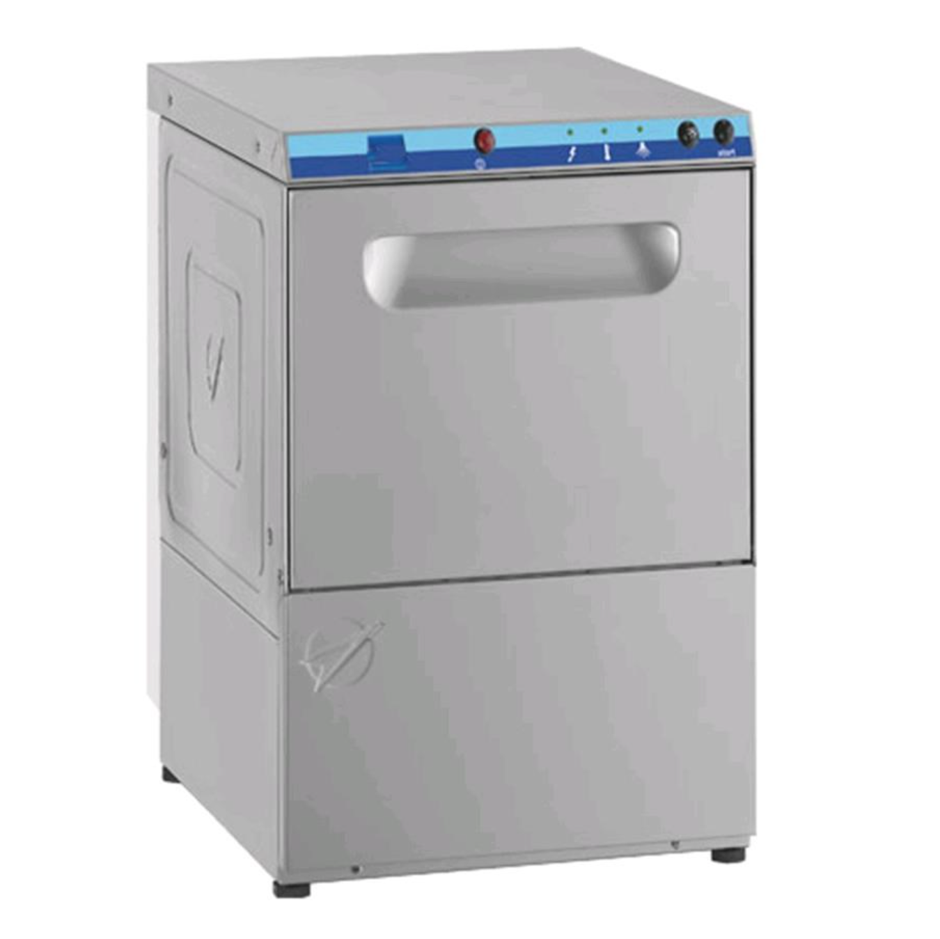 Single-walled glass washer AFP / P40 in AISI stainless steel