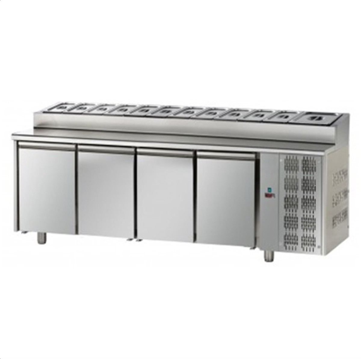 AFP / TF04EKOGNSK pizza counter in stainless steel
