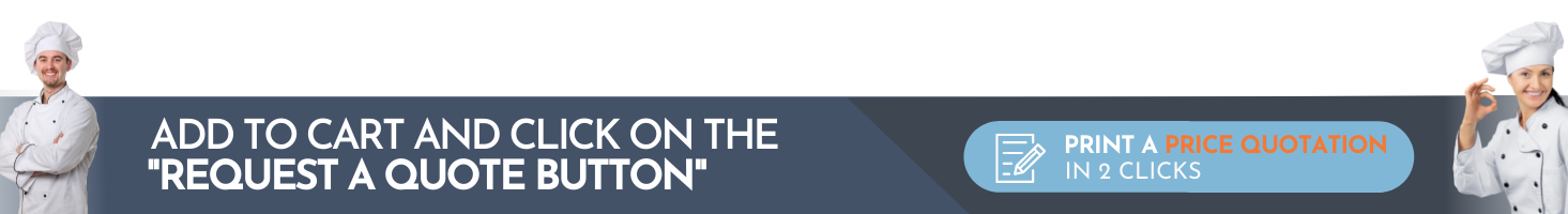 Add to cart and click on the request a quote button