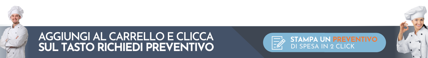 Aggiungi al carrello e clicca sul tasto richiedi preventivo
